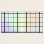 synthwave background grid Desk Mat Gallery Image 3