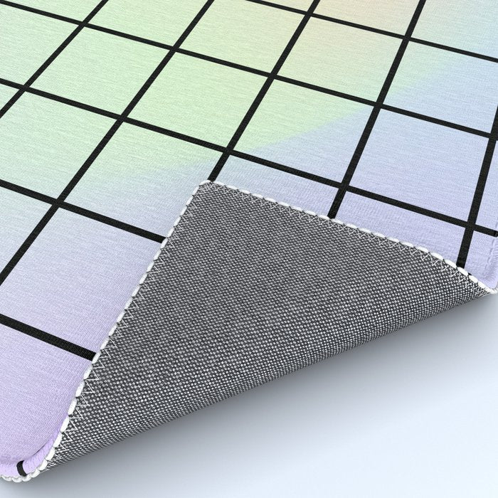 synthwave background grid Rug Gallery Image 4
