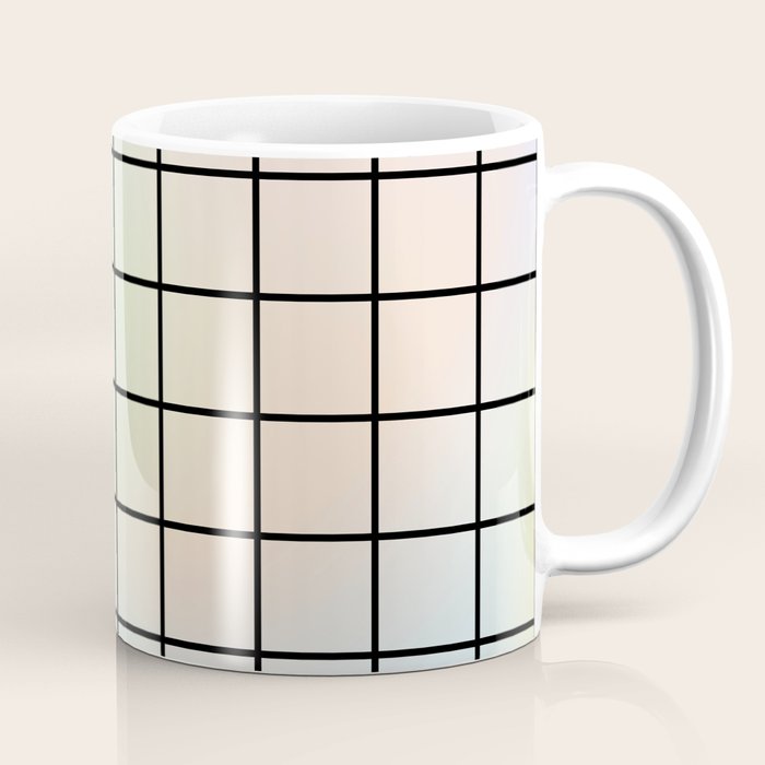 synthwave background grid Coffee Mug Gallery Image 1