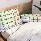 synthwave background grid Pillow Sham Gallery Image 2