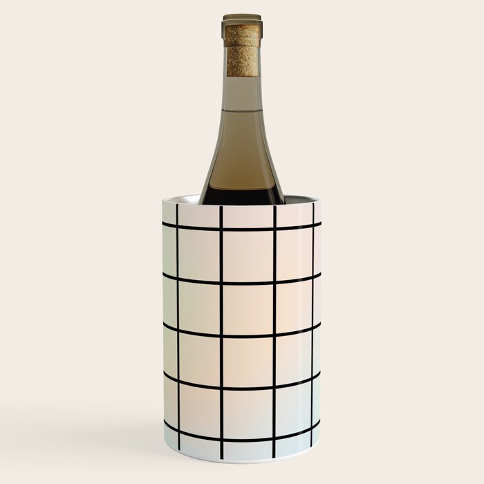 synthwave background grid Wine Chiller Gallery Image 3