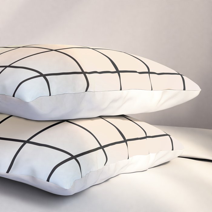 synthwave background grid Pillow Sham Gallery Image 3
