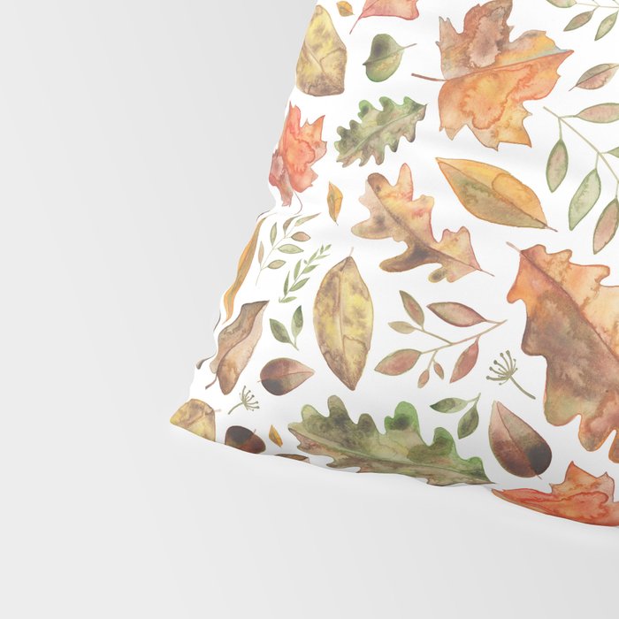 Autumn/Fall Leaves Pillow Sham Gallery Image 4