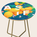 As If. | Typography Attitude Confidence Quote | Lemon Garden Botanical Vintage Quirky Lettering Side Table Gallery Image 2