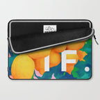 As If. | Typography Attitude Confidence Quote | Lemon Garden Botanical Vintage Quirky Lettering Laptop Sleeve Gallery Image 2