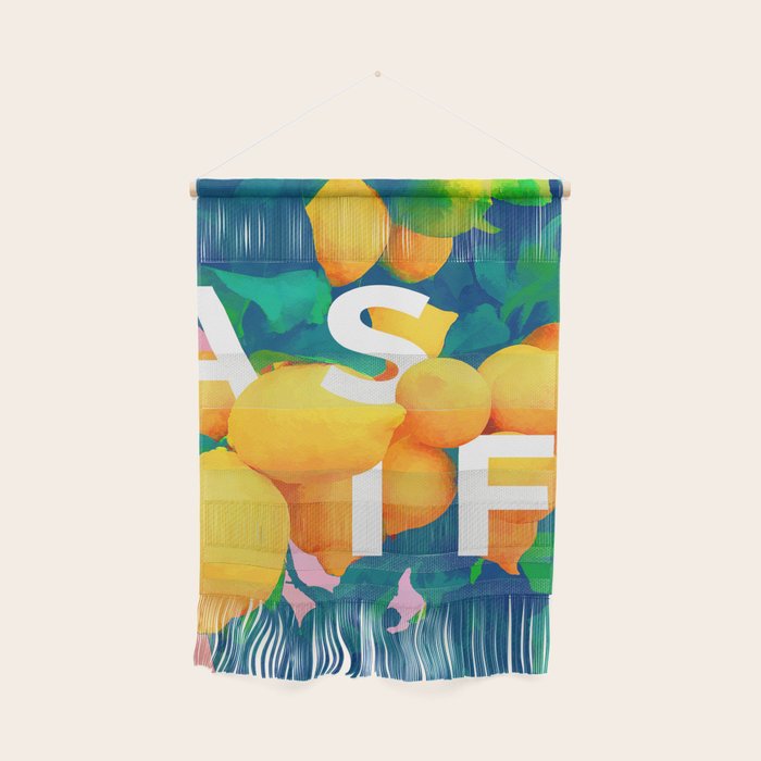 As If. | Typography Attitude Confidence Quote | Lemon Garden Botanical Vintage Quirky Lettering Wall Hanging Gallery Image 1
