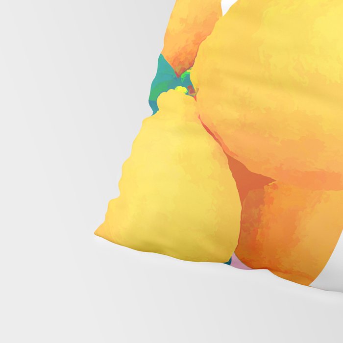 As If. | Typography Attitude Confidence Quote | Lemon Garden Botanical Vintage Quirky Lettering Pillow Sham Gallery Image 4