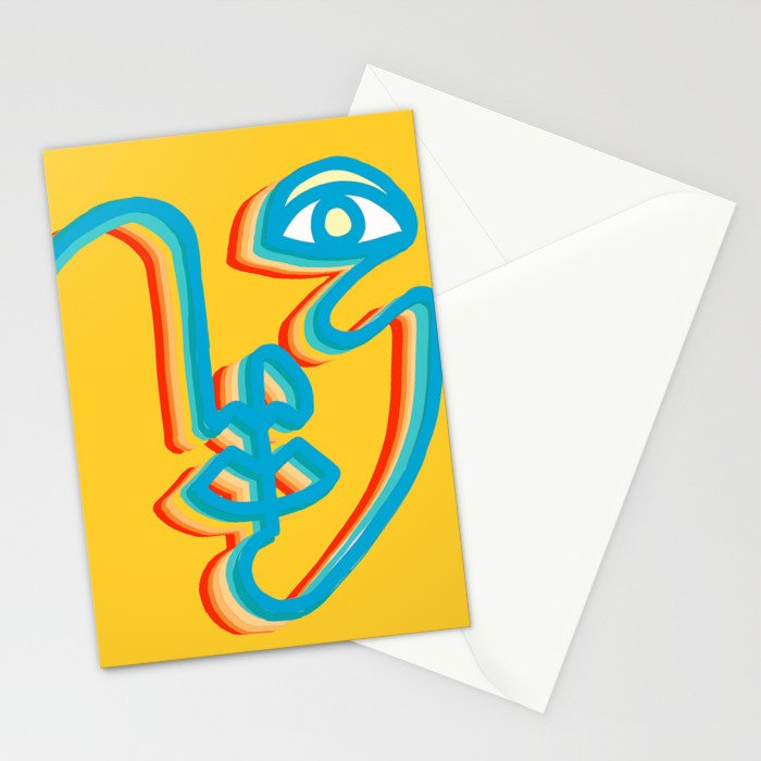 Groovy Two Faced Stationery Card Gallery Image 2
