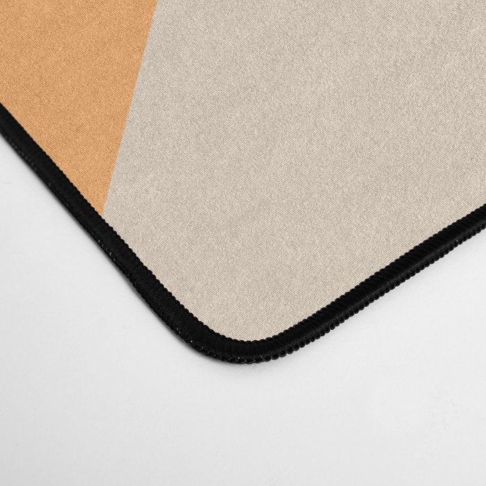 Tan Candy Stripe Desk Mat Gallery Image 4