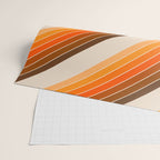 Tan Candy Stripe Wrapping Paper Gallery Image 2