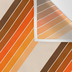Tan Candy Stripe Wall Tapestry Gallery Image 3