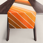 Tan Candy Stripe Table Runner Gallery Image 1