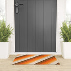 Tan Candy Stripe Welcome Mat Gallery Image 3