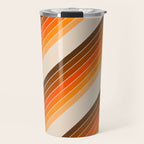 Tan Candy Stripe Travel Mug Gallery Image 1
