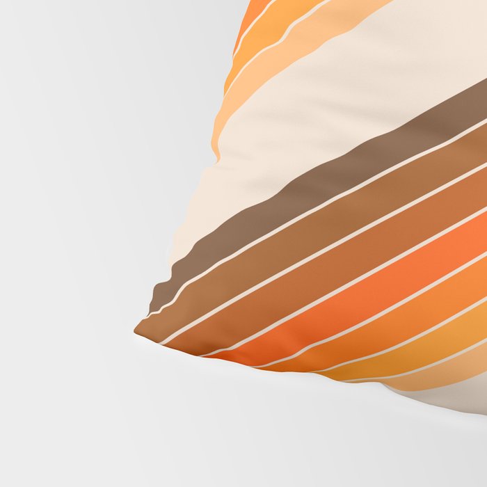 Tan Candy Stripe Pillow Sham Gallery Image 4
