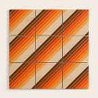 Tan Candy Stripe Wood Wall Art Gallery Image 1