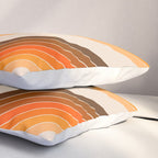 Tan Candy Stripe Pillow Sham Gallery Image 3