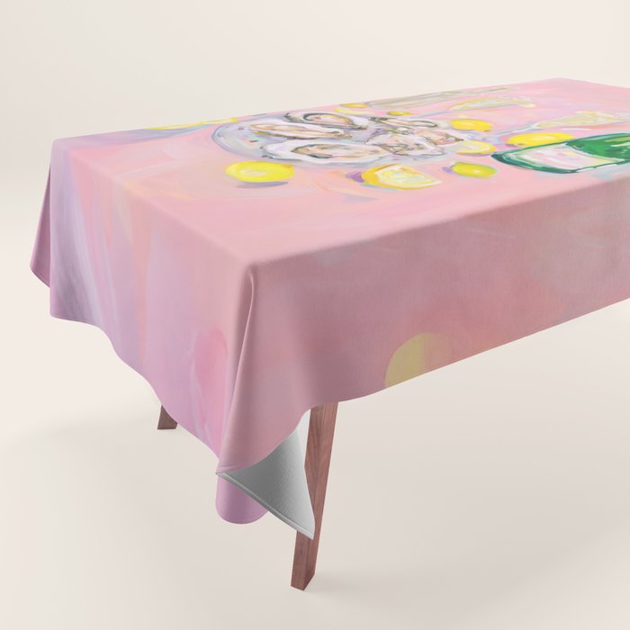Oysters and Champagne Celebration Tablecloth Gallery Image 1