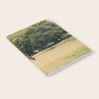 Cotswolds Horses in Rural Pasture Landscape Notebook Gallery Image 2
