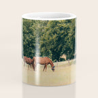 Cotswolds Horses in Rural Pasture Landscape Coffee Mug Gallery Image 4