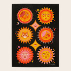 Sunshine Faces - Charcoal Poster Gallery Image 4