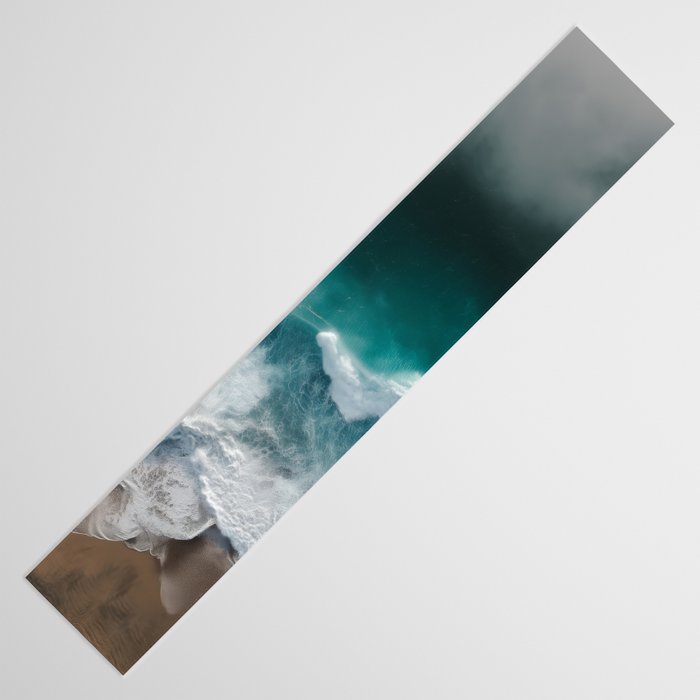 Aerial Ocean Waves - Coastal Photography Wall Art Table Runner Gallery Image 3