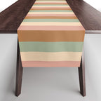 Mixed Stripes Pattern XIX Boho Summer Table Runner Gallery Image 1