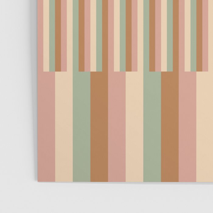 Mixed Stripes Pattern XIX Boho Summer Poster Gallery Image 3