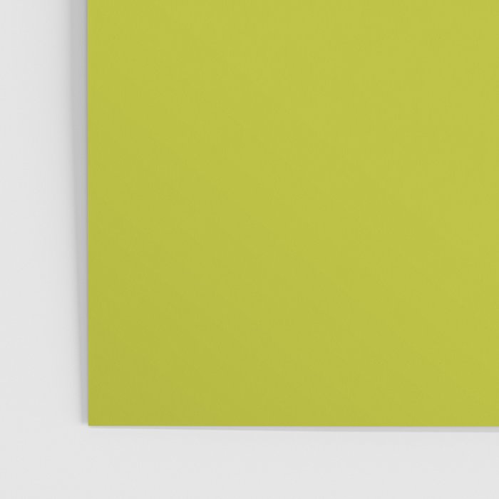 Eccentric Lime Solid Color Plain Yellowish Green Shade Modern Abstract Poster Gallery Image 3