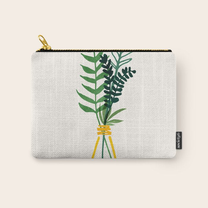 Spring Bouquet Watercolor Botanical Carry All Pouch Gallery Image 1