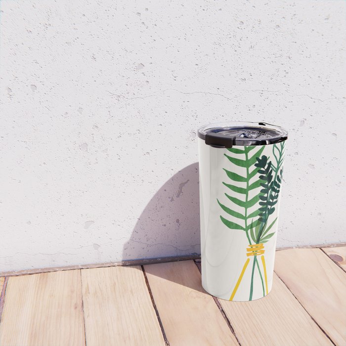 Spring Bouquet Watercolor Botanical Travel Mug Gallery Image 4