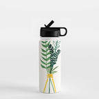 Spring Bouquet Watercolor Botanical Water Bottle Gallery Image 1