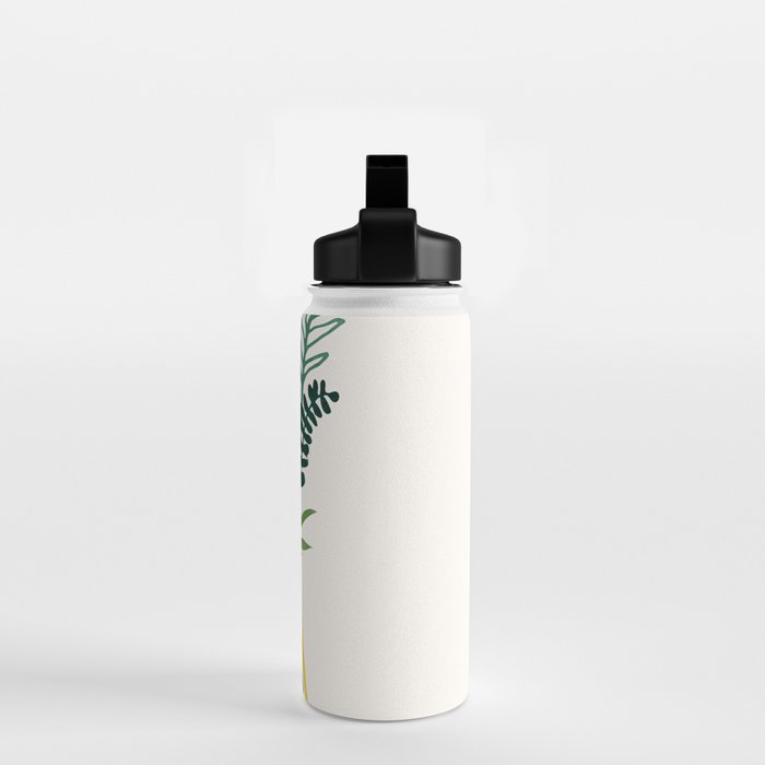 Spring Bouquet Watercolor Botanical Water Bottle Gallery Image 2