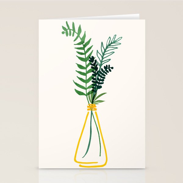 Spring Bouquet Watercolor Botanical Stationery Card Gallery Image 2