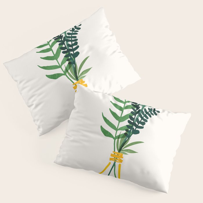 Spring Bouquet Watercolor Botanical Pillow Sham Gallery Image 1