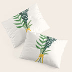 Spring Bouquet Watercolor Botanical Pillow Sham Gallery Image 3