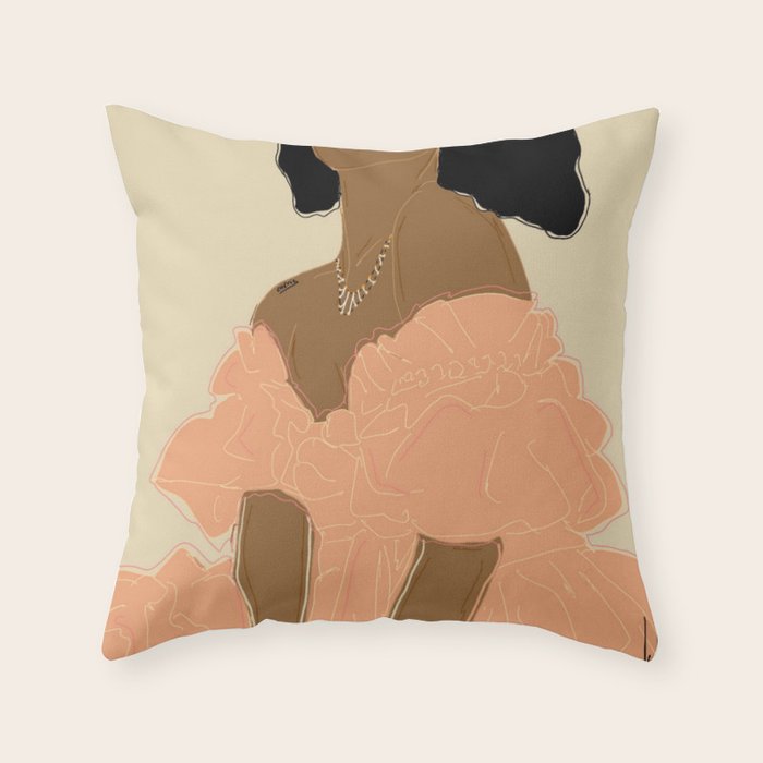 Gushin' over you Throw Pillow Gallery Image 1