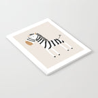 Nursery Wall Art, Safari Nursery Prints, Neutral Nursery Decor, Zebra Print Notebook Gallery Image 2