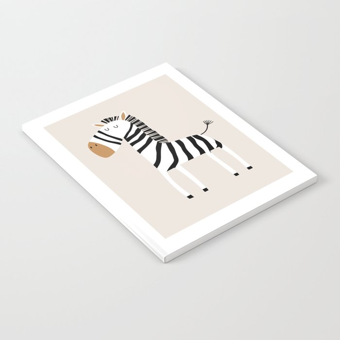 Nursery Wall Art, Safari Nursery Prints, Neutral Nursery Decor, Zebra Print Notebook Gallery Image 1