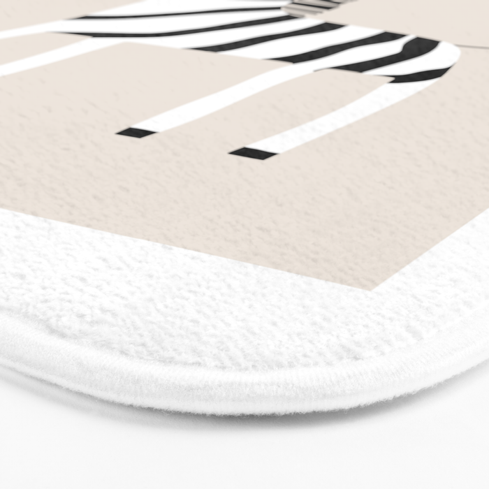 Nursery Wall Art, Safari Nursery Prints, Neutral Nursery Decor, Zebra Print Bath Mat Gallery Image 3