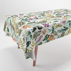 Wild colorful jungle FN7 Tablecloth Gallery Image 1