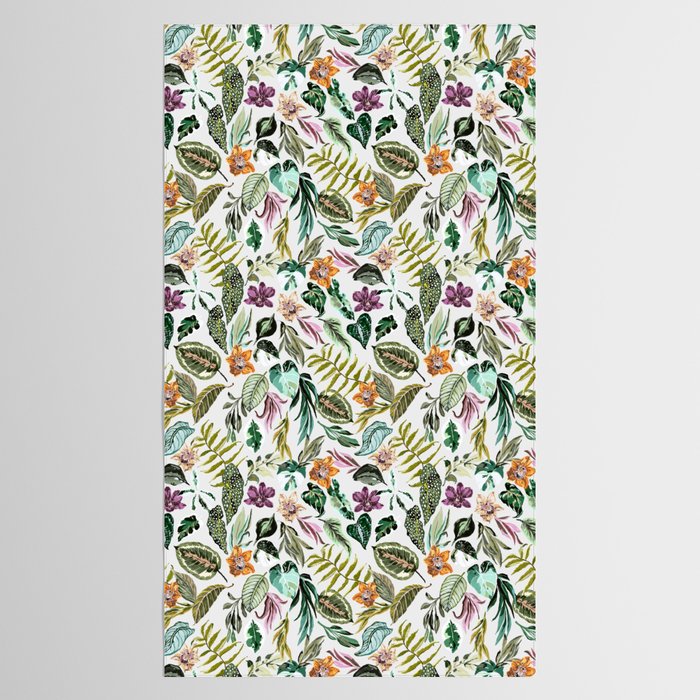 Wild colorful jungle FN7 Tablecloth Gallery Image 2