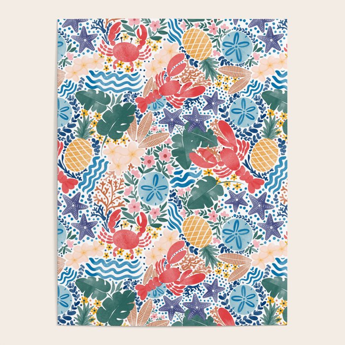 Seaside Floral Dream Poster Gallery Image 4