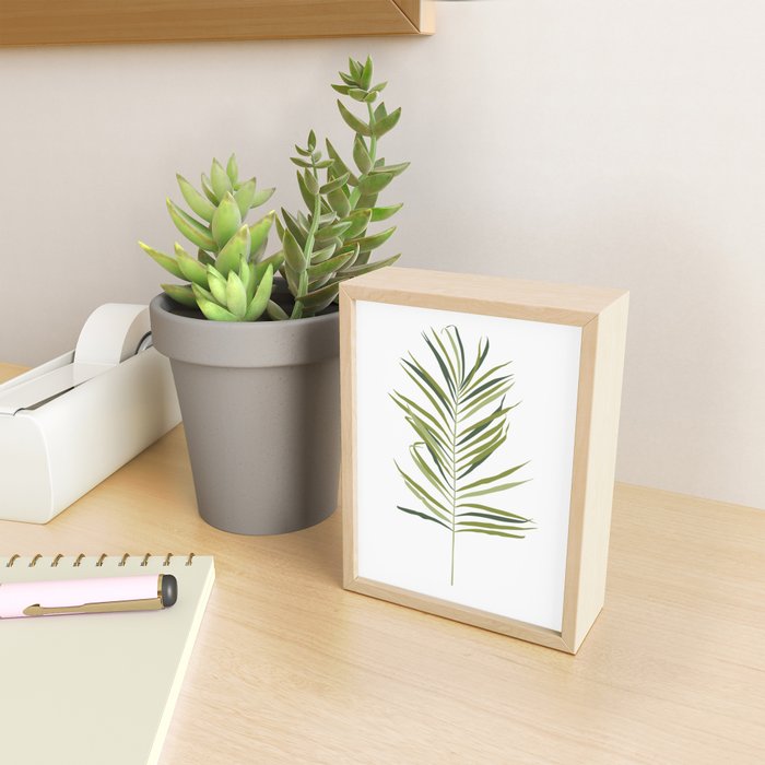 Palm Leaf Mini Art Print Gallery Image 2