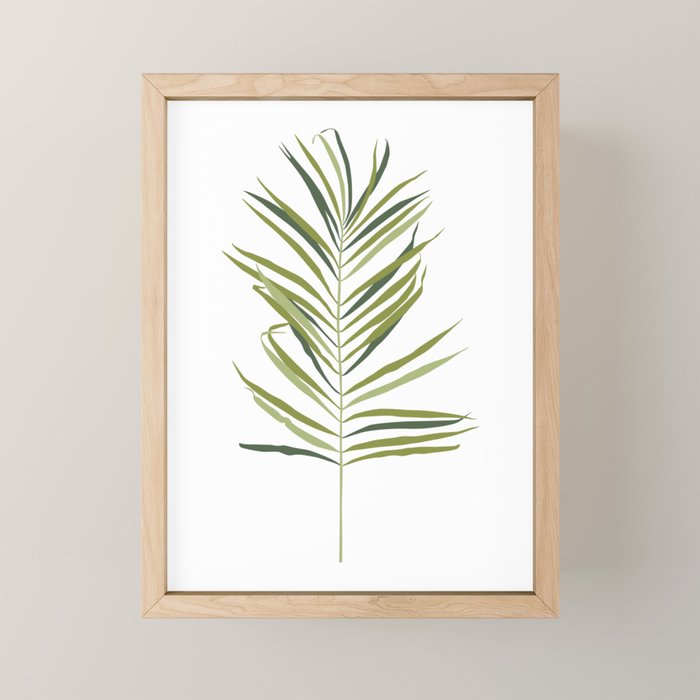 Palm Leaf Mini Art Print Gallery Image 1