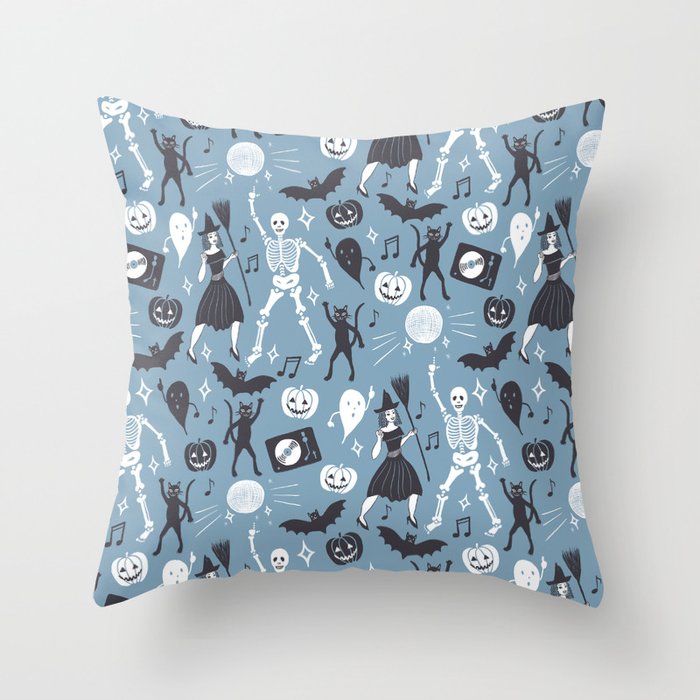 Halloween Night Fever Throw Pillow Gallery Image 6