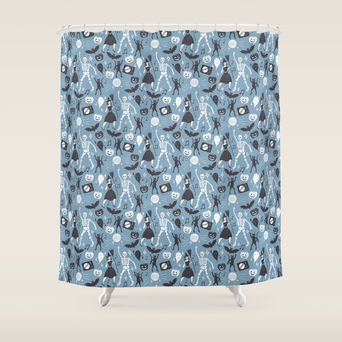 Halloween Night Fever Shower Curtain Gallery Image 1
