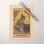 The Magician - Frog Tarot Wrapping Paper Gallery Image 1