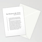 The Woman in the Arena by Theodore Roosevelt Stationery Card Gallery Image 2