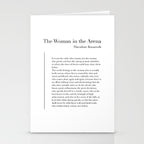 The Woman in the Arena by Theodore Roosevelt Stationery Card Gallery Image 2